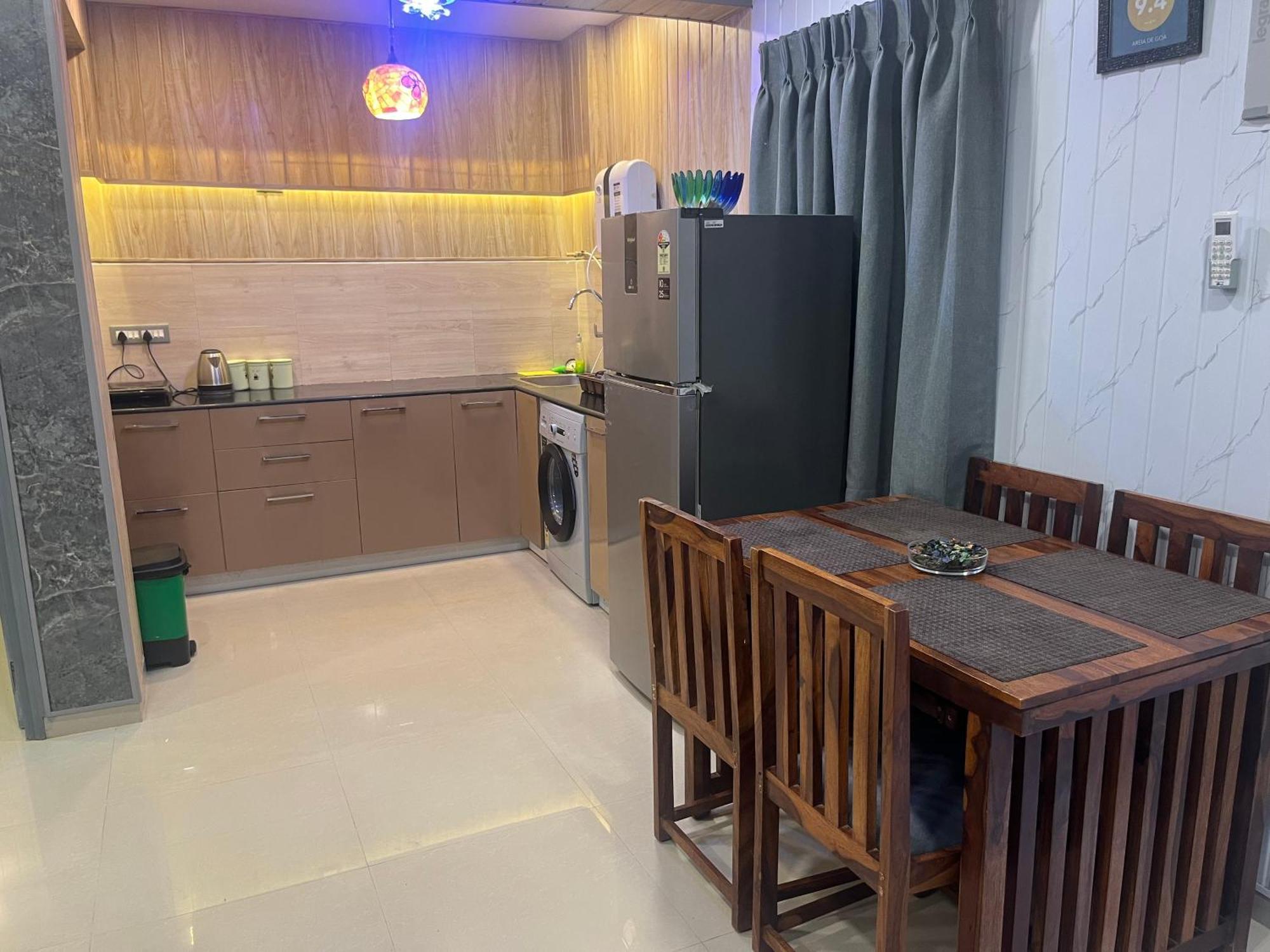 Areia De Goa, Comfort Stay Apartment Near Baga Beach Eksteriør bilde